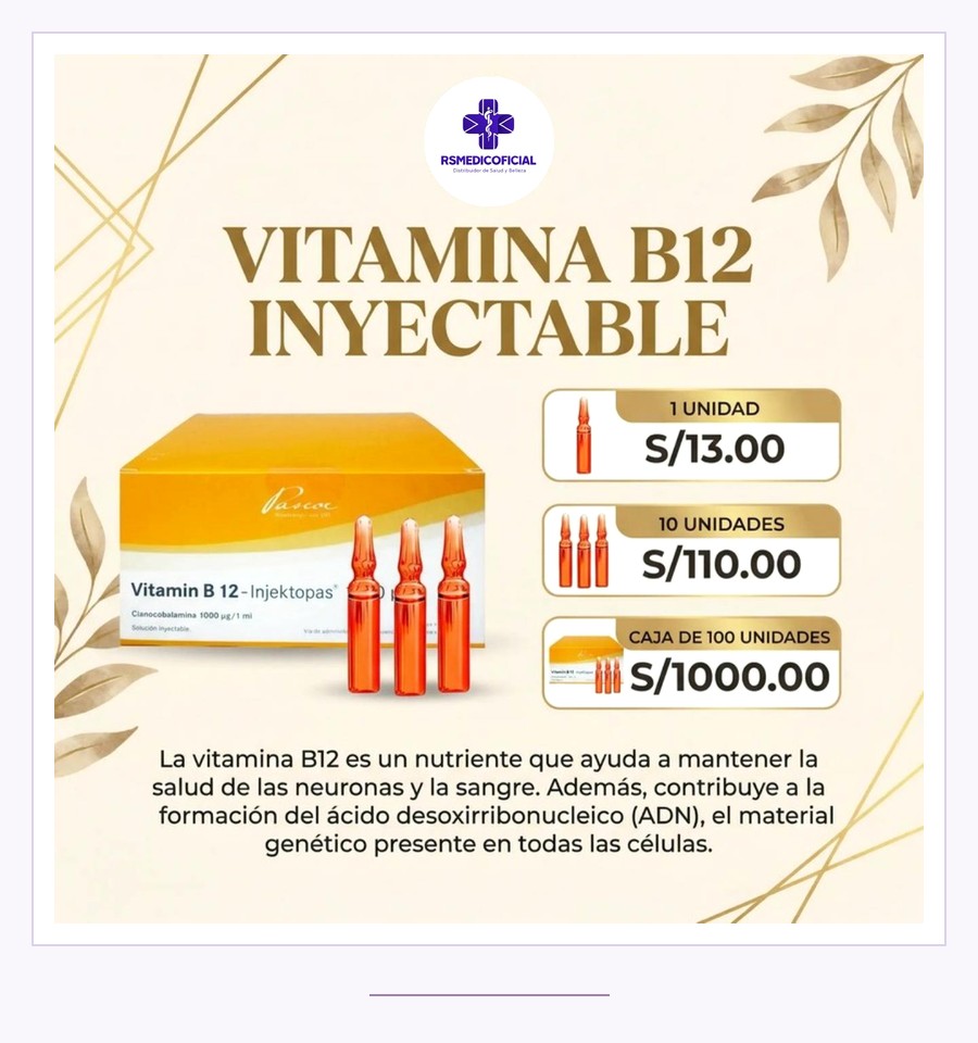 Vitamina B12 Inyectable