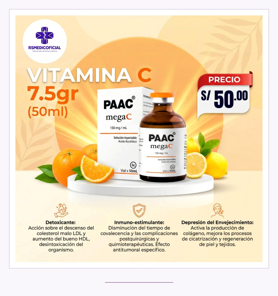Vitamina C 7.5gr Paac