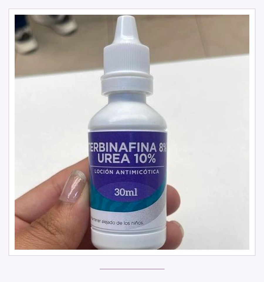 Terbinafina 8% + 10% Urea